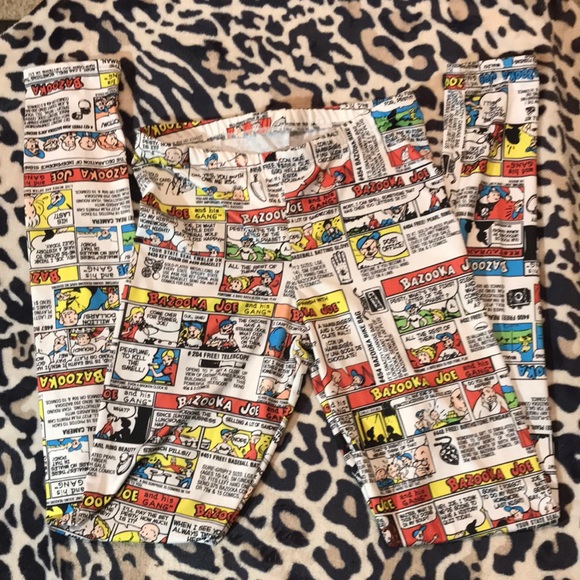 Bazooka Joe Leggings!!! - Picture 1 of 3